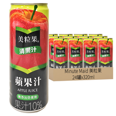 Minute Maid 美粒果 蘋果汁, 320ml, 24罐