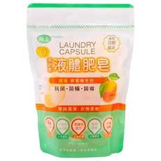 LANOWN 南王 茶皂素橘油液體肥皂膠囊補充包 10gx35顆, 35顆, 1包