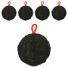 SANBELM 水槽清潔海綿, 尺寸約寬10x高10x厚1.5cm, 1顆, 5個