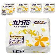五月花 摺疊紙巾 200張, 6包