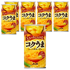 Asahi朝日 185g 日本原裝進口 奶油玉米濃湯罐, 6罐