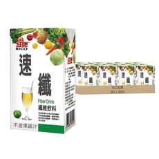 RICO 紅牌 速纖 Fiber Drink纖維飲料, 250ml, 24入