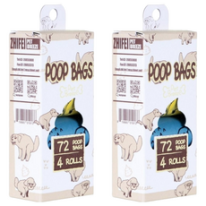 PetBreeze 環保狗便袋 薰衣草香氛 共72入 22.86x33.02公分, 4捲, 2盒