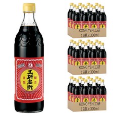 KONG YEN 工研 烏醋, 12瓶入, 300ml, 36瓶
