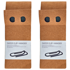 FOLD & PLAIT DESIGN STUDIO 迴紋針壁掛, 金屬材質, 73H x 200W x 30D mm, 綠色, 2個