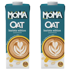 英國 MOMA 咖啡師燕麥奶, 1L, 2瓶