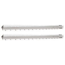 MILAN 可透視三角尺 15cm 透明色, 2個