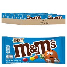 m&m's 脆心牛奶巧克力, 30g, 12包