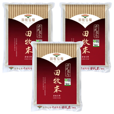 田牧信糧 田牧米, 3個, 5kg, 一等