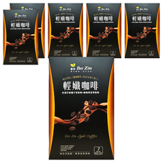 Bee Zin 康萃 美活非洲芒果咖啡 含非洲芒果種子萃取+綠咖啡豆萃取物, 12g, 7包, 6盒