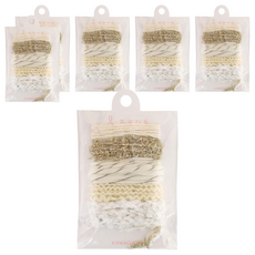 KAWAGUCHI tk15-426迷你編織器用線 手工藝材料 多材質混搭 色彩柔和, TK15-426, 6入