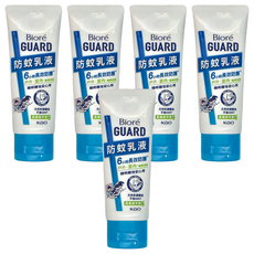 Biore 蜜妮 台灣公司貨 GUARD防蚊乳液 晨曦綠芳香, 100g, 5條