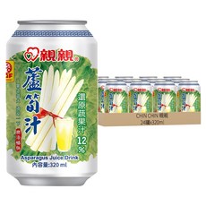 CHIN CHIN 親親 蘆筍汁, 24罐, 320ml