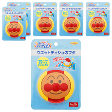 Lec.Be ANPANMAN 麵包超人 大臉造型濕紙巾盒蓋, ANPANMAN 麵包超人 紅色, 6個