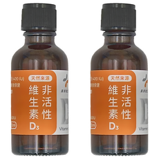 PHARGOODS 藥師健生活 成人維生素D3, 天然來源, 30ml/瓶, 2瓶