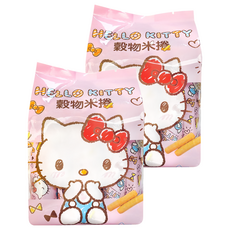 北田 HELLO KITTY穀物米捲 蛋黃口味, 160g, 2袋