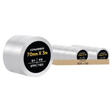 DADA 萬用強力矽膠防水膠帶 70mm X 3m, 透明, 8個