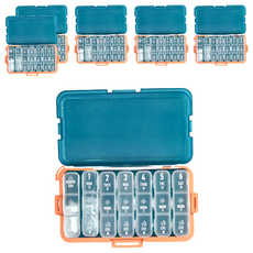 日式大容量獨立分裝式21格分格-藍色, 6個