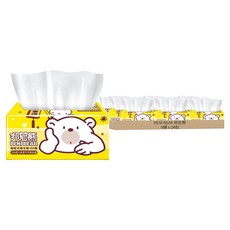 BENI BEAR 邦尼熊 抽取式衛生紙, 100%原生紙漿, 台灣生產, 24包, 9袋