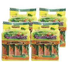 御之味 蔬菜棒棒餅, 256g/袋, Set 16包, 豐富蔬菜, 酥脆口感, 方便攜帶, 4袋