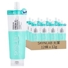 SKYNLAB 太潔 草本蜂膠牙膏, 12g, 12條