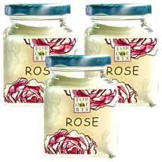 Forest BOX 森林盒子 粉彩飛蝶玫瑰擴香膏, 濃郁花香調, 玫瑰, 3罐, 100g