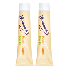 Birkavit 蓓兒卡菲 洋甘菊免沖洗護髮霜 75ml 保濕修復頭髮, 2個