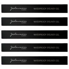 jealousness 婕洛妮絲 持久抗暈旋轉眼線膠筆 0.5g, T2晶鑽黑, 5支