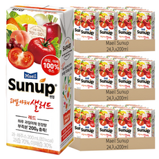 Maeil Sunup 紅色蔬果汁 200mL 70%果汁+30%蔬菜汁, 72入