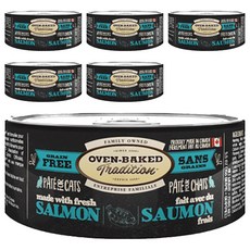 OVEN-BAKED TRADITION 烘焙客 無穀主食貓罐, 鮭魚, 156g, 6罐