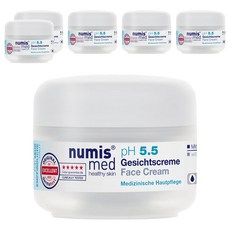 numis med 樂美思 pH5.5 舒敏凍齡霜，深層保濕不黏膩，舒緩修護敏感肌, 50ml, 6罐