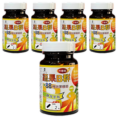 BioBank 大金宏醫 全新B群88種蔬果酵素升級版，含酵母萃取，鳳梨酵素，蔬果精華, 30顆, 5瓶