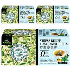 AWAStea 阿華師 零咖啡因舒壓香氛茶, 2.5g, 18包, 3盒