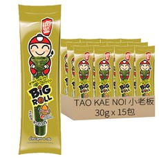 TAO KAE NOI 小老板 海苔捲 魷魚口味 12入, 30g, 15包