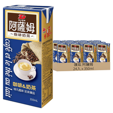 匯竑 阿薩姆 咖啡奶茶, 350ml, 24入