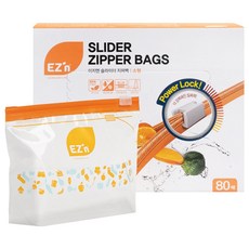 EZn 滑動式夾鏈袋, 小, 1盒, 80入