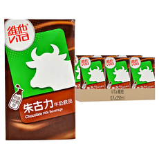 維他 朱古力牛奶飲品, 250ml, 6入