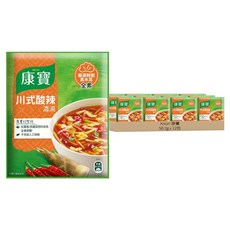 Knorr 康寶 自然原味 川式酸辣濃湯, 50.2g, 12包