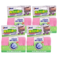 魔乾抗菌擦拭布，有效對抗難聞易臭味，能抵擋病菌，守護家人健康, 30 x 32cm, 4條