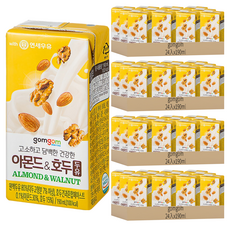 gomgom 杏仁核桃豆奶, 190ml, 96入