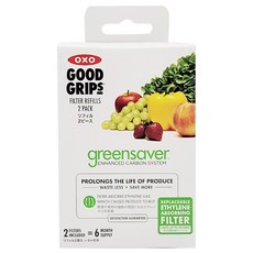 OXO 蔬果長鮮盒活性碳補充包, 15g, 1盒