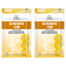 MIHONG 歐洲鋅酵母+B群, 30顆, 2包