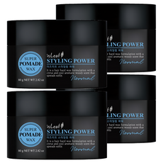 isLeaf 輕髮泥 自然線條 輕鬆造型 持久定型 展現立體感, 80g, 4罐