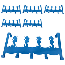 Wisdom 門後鉤 5鉤 鐵製, 海馬造型, 6個