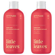 ATTITUDE 艾特優 兒童泡泡浴 芒果味 473ml, 2瓶