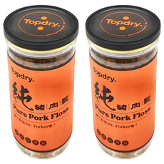 TOPDRY 頂級乾燥 純豬肉鬆, 120g, 2罐