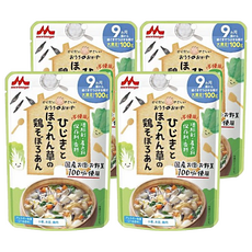 MORINAGA 森永 幼兒食品 雞肉野菜丼, 日本國產肉與野菜 100%使用, 不使用著色劑、防腐劑、香料, 100g, 4包
