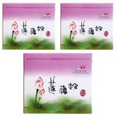 白河區農會 蓮藕粉禮盒, 300g, 3盒, 2罐
