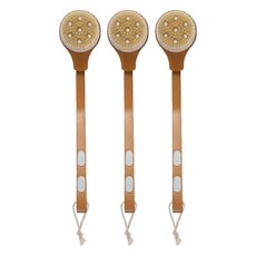 comet 豬鬃毛沐浴刷, 單一顏色, 3個, 1入