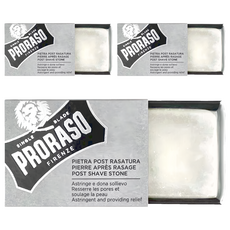 Proraso 鬍後護理明礬石 3個 - 義大利經典刮鬍後護理, 100g